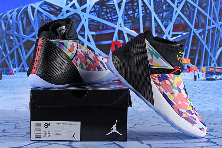 Jordan Why Not Zer0.1 Colorful Red Black Shoes